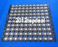 10pcs WS2812B 5050 RGB LED & black PCB Board 1-LED Module Pixel Light 5V