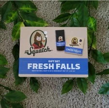 Dr. Squatch Fresh Falls Gift Set Men’s Natural Soap And Deodorant.