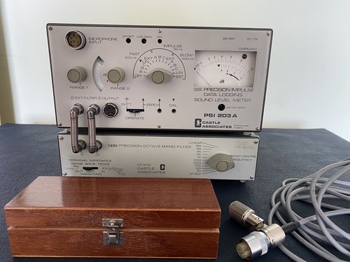 Castle PSI 203a + Precision Octave Band Filter + Gefell MKD1 MV 101 - Picture 4 of 10