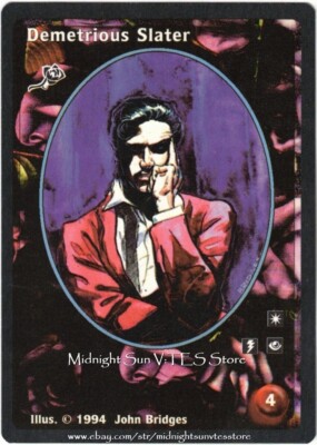 Demetrius Slater Toreador Jyhad V:TES VTES Vampire CCG