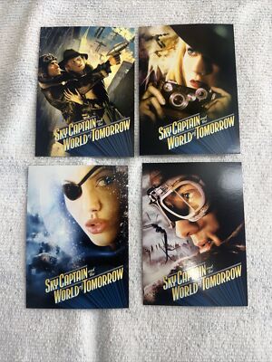 Sky Captain And The World Of Tomorrow Factory Sealed 4 Card Preview Set