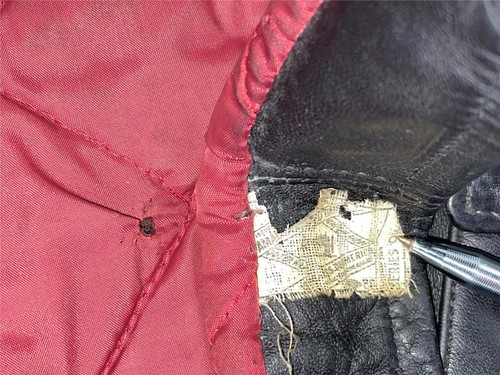 VTG 50S WOMENS S HARLEY DAVIDSON CYCLE QUEEN HORSEHIDE LEATHER MOTORCYCLE JACKET - Picture 17 of 18