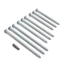 Self Tapping Masonry Screw Pan Head Carbon Steel Zinc No Plug Concrete Fixings