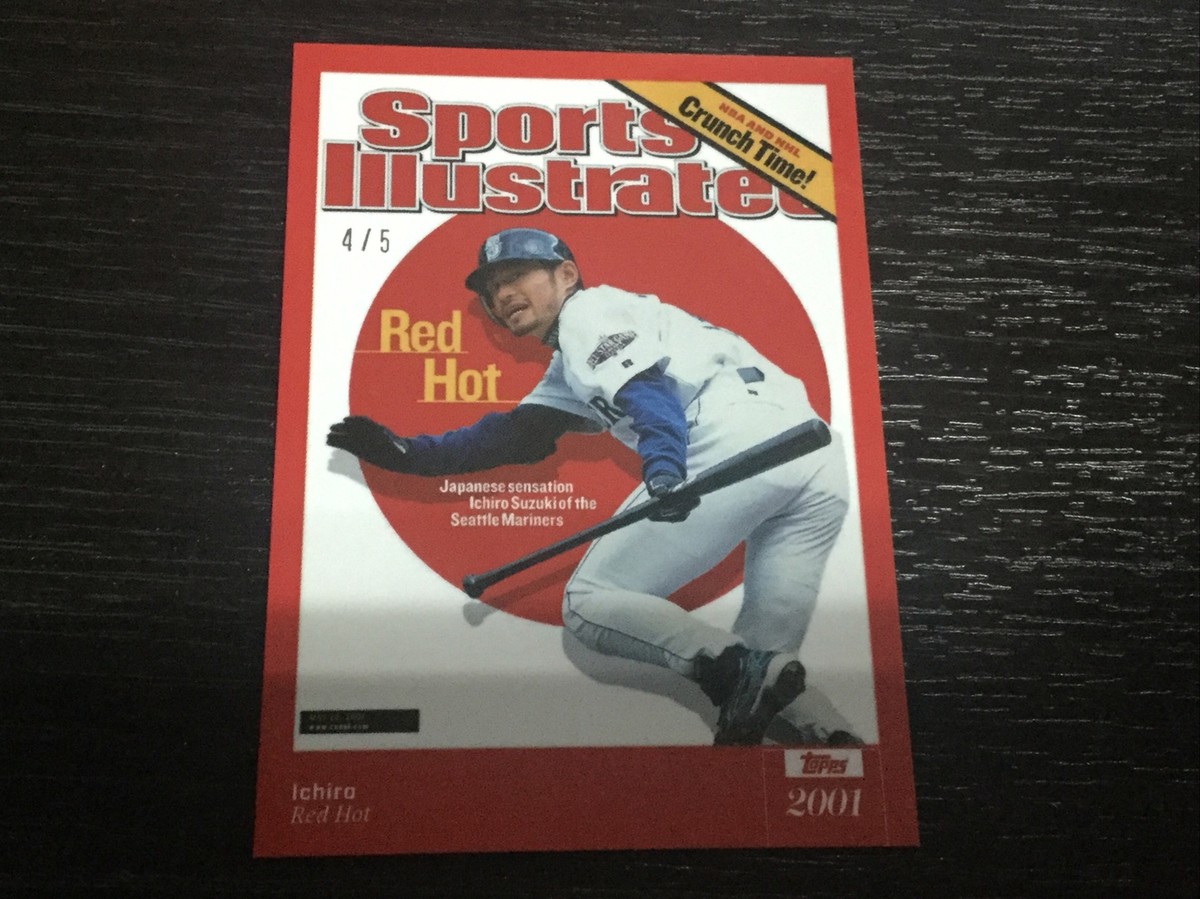 2021 Topps X Sports Illustrated #29 Ichiro Mariners Red 4/5 SP | eBay