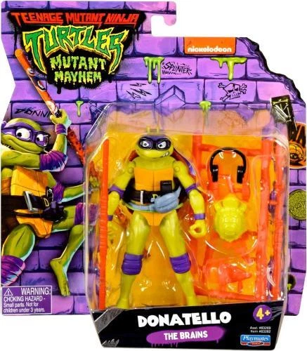 GIOCHI PREZIOSI TURTLES DONATELLO MUTANT MAYHEN C/ACCESSORI CM.11.4 =250=