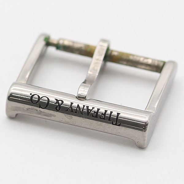 【新品ベルト】726 ティファニー クラシック レクタンギュラ ローマン Tiffany & Co. Genuine Buckle Men's Wrist Watch Strap Band