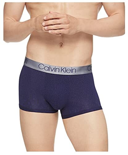 Мужской ультрамягкий кофр Calvin Klein из модала с абстрактным животным принтом-Bayou Blue XL 4990₽