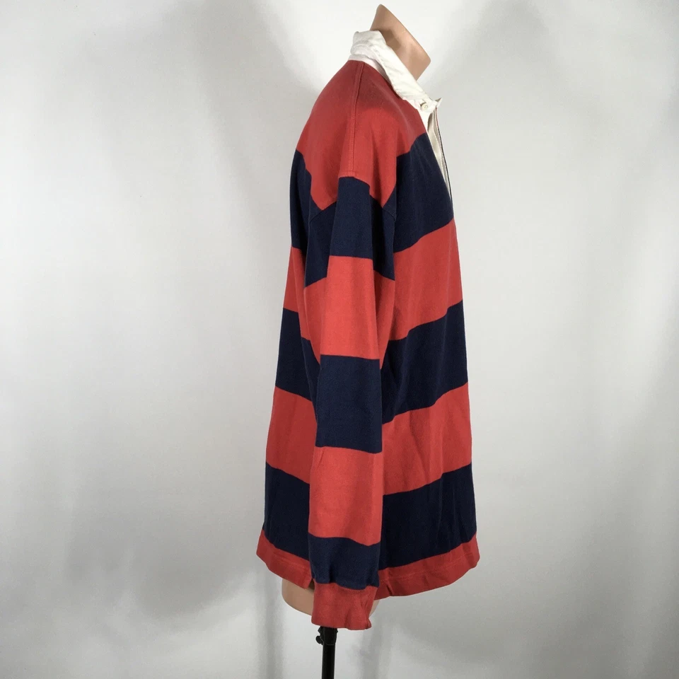 Camisa Polo Rugby Manga Larga Nautica Años 90 De Colección Bloque de Color Gruesa Rayas XL Foto 4 de 4