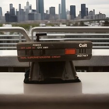 Colt RD767 Dual Superheterodyne Circuit Radar Detector Vintage