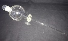 Scheidetrichter Tropftrichter 500ml Birnenform mit Glasstopfen Laborglas