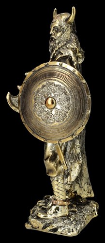 Figura Di Vichingo - Björn - Scultura 34Cm - Mitologia Nordica Viking - Foto 3 di 7