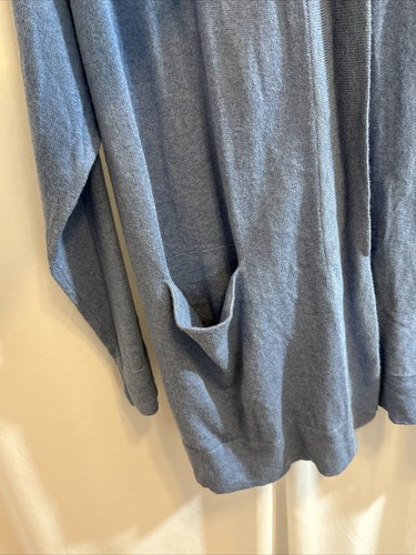 Onia Designer Sarah Baumwolle Kaschmir Cardigan indischer Sommer offen Pullover L $ 225 - Bild 4 von 9