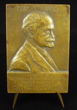 Medal Paul Strauss Senator Doctor Ciuium Condicionis Non Suae Anxious
