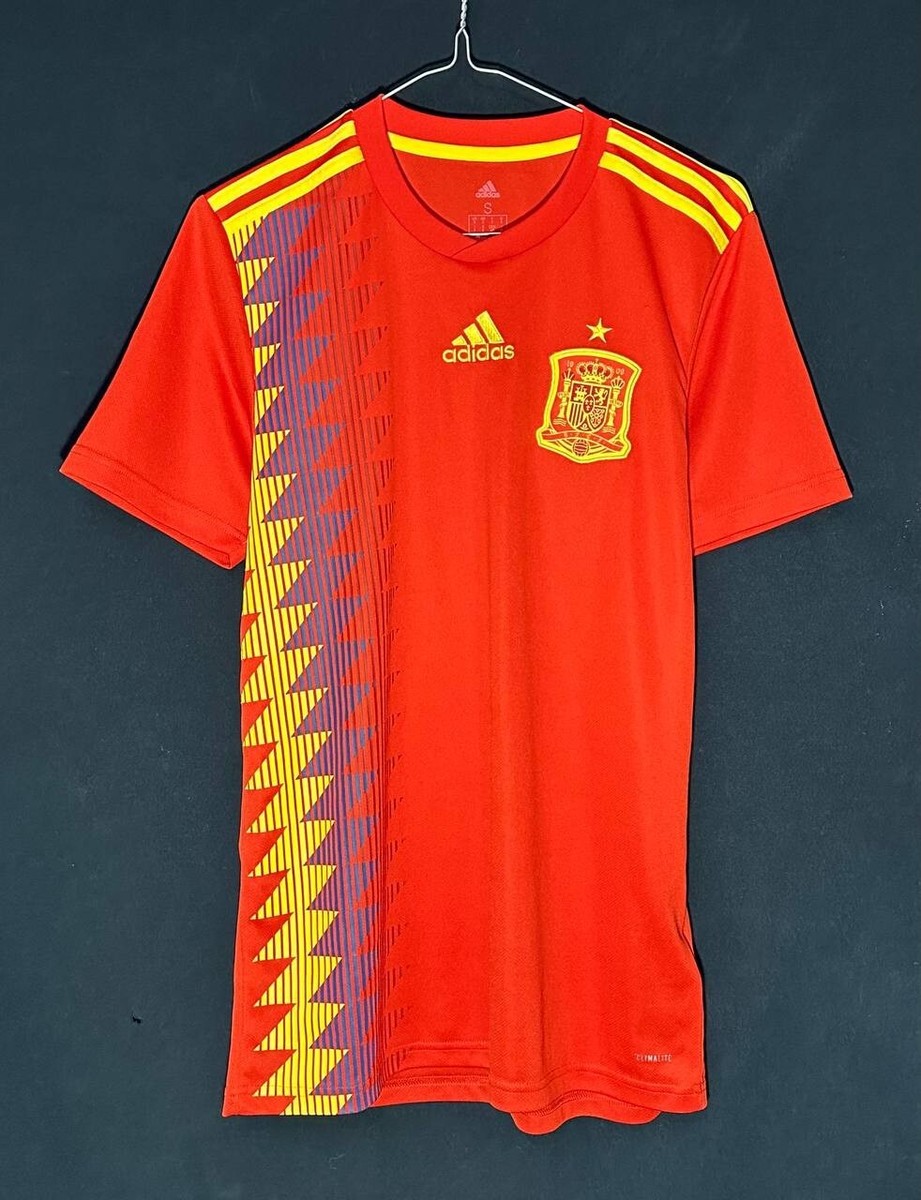 Spain Home Adidas 2017 Soccer Football shirt Jersey Red CX5355