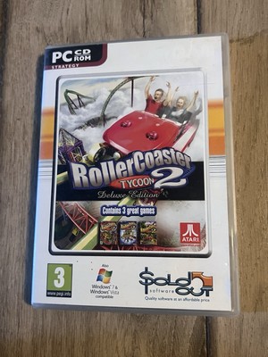 Rollercoaster Tycoon 2 PC CD ROM PAL CIB COMPLETE