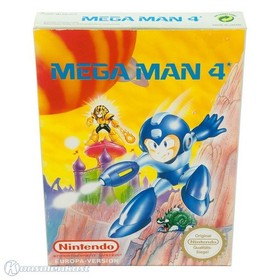 Nintendo NES - Mega Man 4 PAL-B mit OVP OVP besch&auml;digt