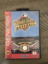World Series Baseball(Sega Genesis, 1994)Complete w/ Manual 