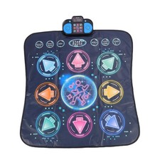 Dance Mat Kids Single Electronic Dancing Pad Challenge Game Music Toy For Home