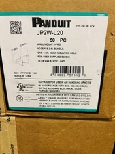 JP2W-L20 (Panduit) J-Pro Wall Mount Cable Support  50pcs Box