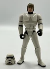 Vintage 1996 Kenner Luke Skywalker 4" Action Figure Stormtrooper Disguise Loose