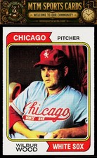 1974 Topps #120 Wilbur Wood