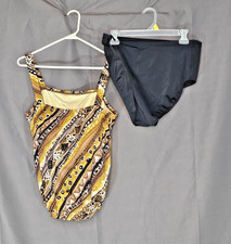 It Figures - Multicolor Two Piece Swimsuit - Size 18W