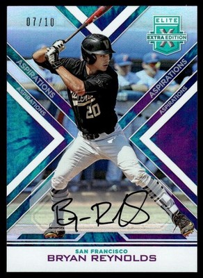 2016 Panini Elite Extra Edition Autographs Aspirations Tie-Dye Bryan Reynolds