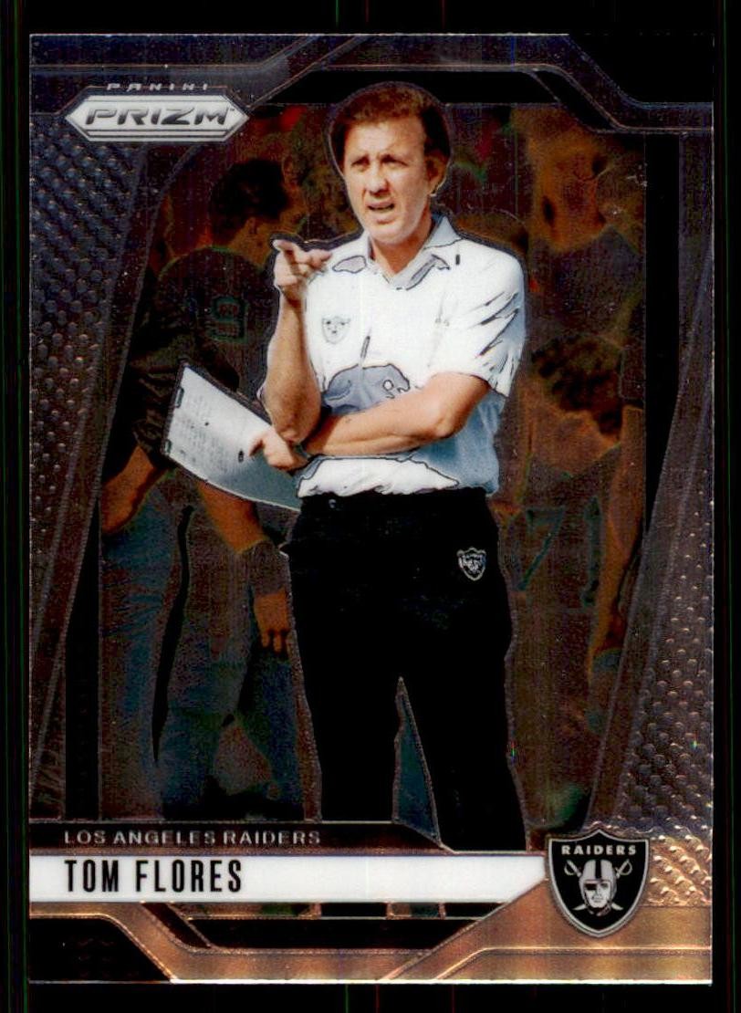 2024 Panini Prizm #156 Tom Flores Los Angeles Raiders