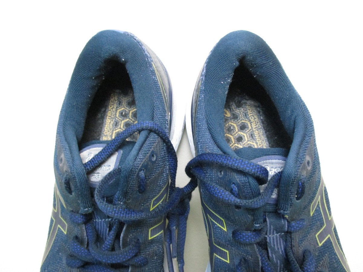 Asics Gel-Kayano 28 Shoes Womens 6 Medium B Navy Grey Gold