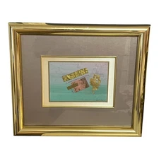 Merri Pattinian Original Mixed-Media Collage *Teal Charisma*