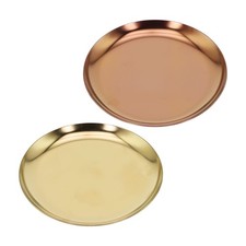 Vassoio Portagioie Alta Qualità Lunga Durata Piatto Toeletta Rotondo Lucido