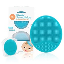 Frida Baby DermaFrida The SkinSoother Baby Bath Brush, Cradle Cap Brush for Babi