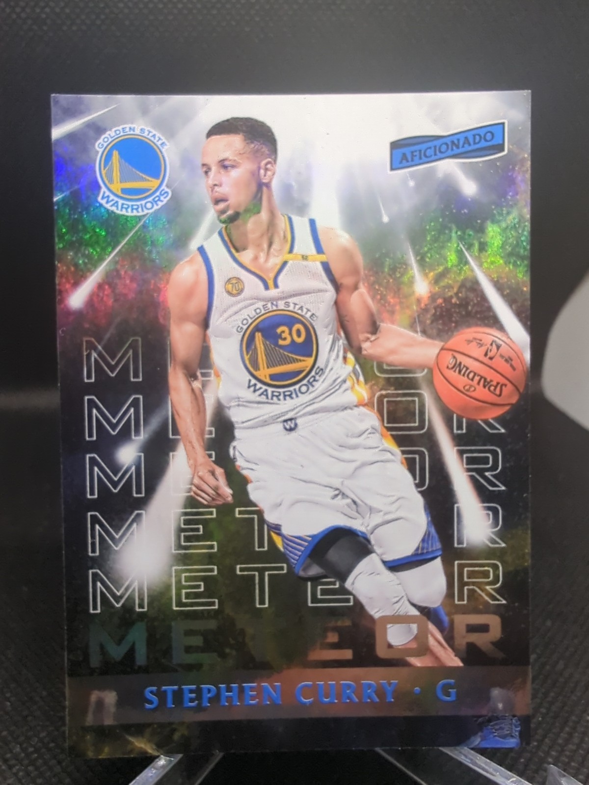 Stephen Curry 2016 Panini Aficionado Meteor Case Hit SSP GSW Warriors