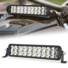 12INCH 100W Led Light Bar Dual Row Spot Flood Combo Work 4WD Truck SUV ATV UTV