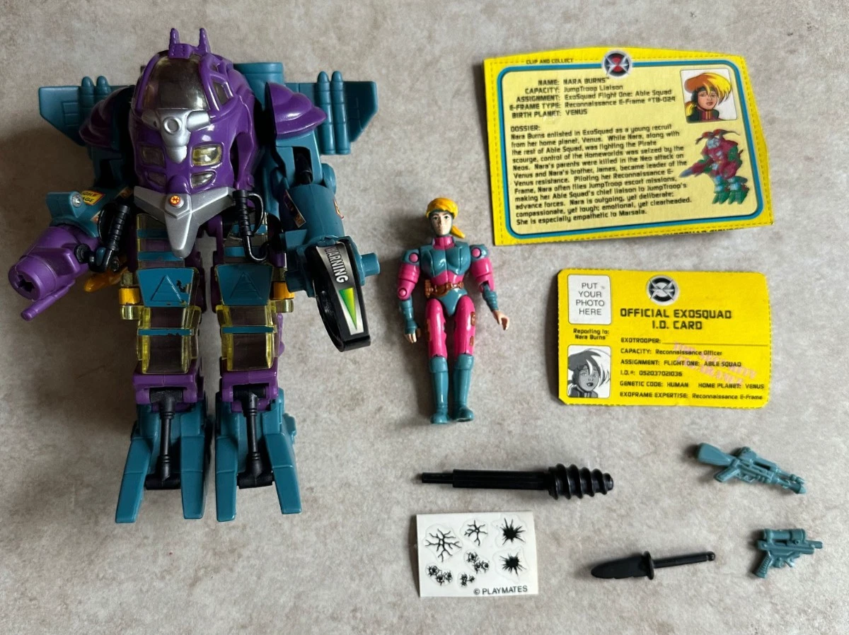 Figurine Exo Squad Général Shiva – Playmates 1993, Assaut Amphibie, Sonore, Sans Boîte