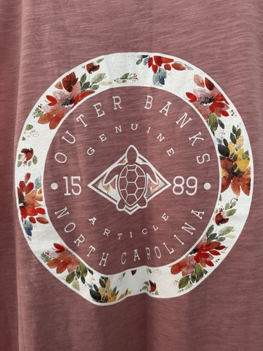 Outer Banks NC Damen Dusty Rose ärmelloses Tank T-Shirt - Größe XL - Bild 4 von 4