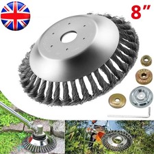 8" Wire Brush Grass Trimmer Head Grass Cutter Replacement Strimmer Universal