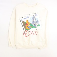 Vintage Winnie The Pooh Stamp Disney Crewneck Sweatshirt Size XL