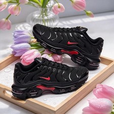 Nike Air Max Plus Black Red Men Shoe USA NO IMP FEE