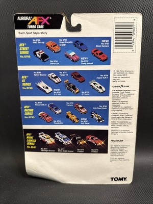 AFX TOMY NISSAN 300ZX Turbo Red White Blue #75 Aurora HO Slot Car