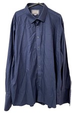 Charles Tyrwhitt Formal Dress Shirt Buttoned Mens Long Sleeve Cotton 19/37  