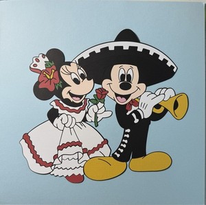 Cinco De Mayo Mickey/Minnie Paper Piecing