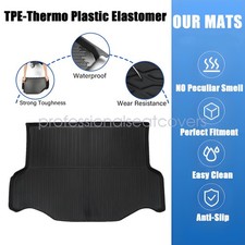 3-Piece All-Weather TPE Floor Mats For Toyota RAV4 2013-2018 – Black Rubber Liners-1284965