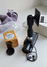 NEW COMPUTAR FC-62B SECURITY CAMERA + TG0412AFCS LENS JAPAN + PANAVISE MOUNT USA
