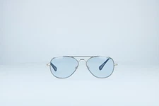 Caddis The Mabuhay Silver Aviator Sunglasses 56-140-140