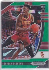 2020-21 Prizm Draft Picks Basketball Green Prizm Onyeka Okongwu RC #45
