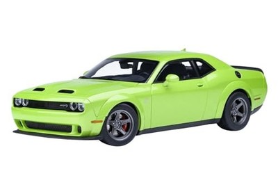 AUTOart 1/18 Dodge Challenger SRT Super Stock 2023 Metallic Lime Green 71769