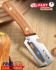 1 Pc Stainless Steel Peeler with Wooden Handle – Fruit & Vegetable Slicer-NEW