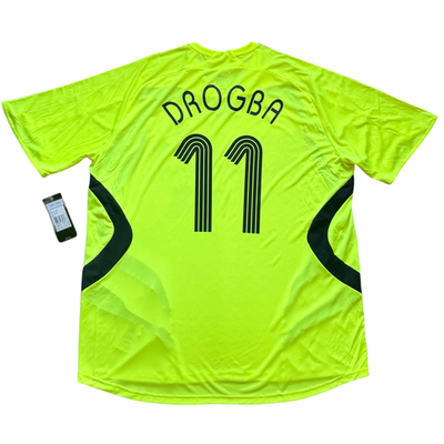 2007/08 Chelsea Away Jersey #11 Drogba 2XL adidas Soccer Champions
