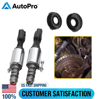 2PCS VCT VVT Variable Valve Timing Solenoid For 04-10 Ford F-150 2005-14 Lincoln